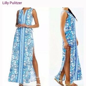 Lilly Pulitzer Donna Maxi with built-in shorts.